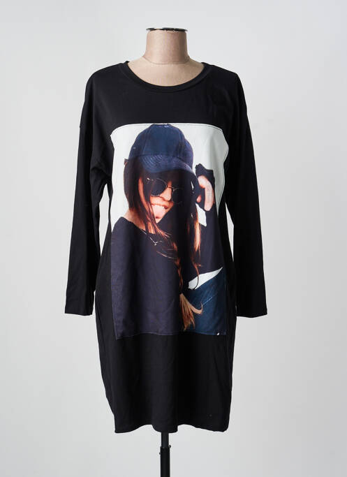 Robe courte noir HAILYS femme