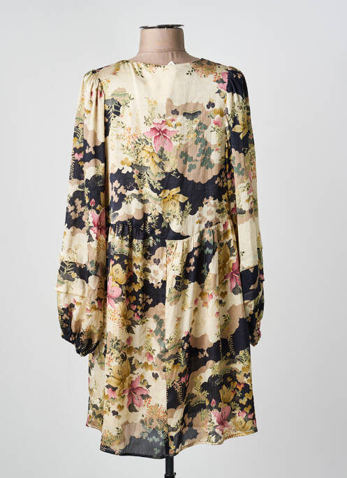 Robe courte beige MANGO femme