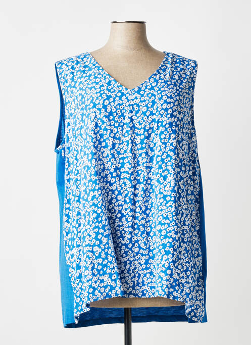 Top bleu CECIL femme