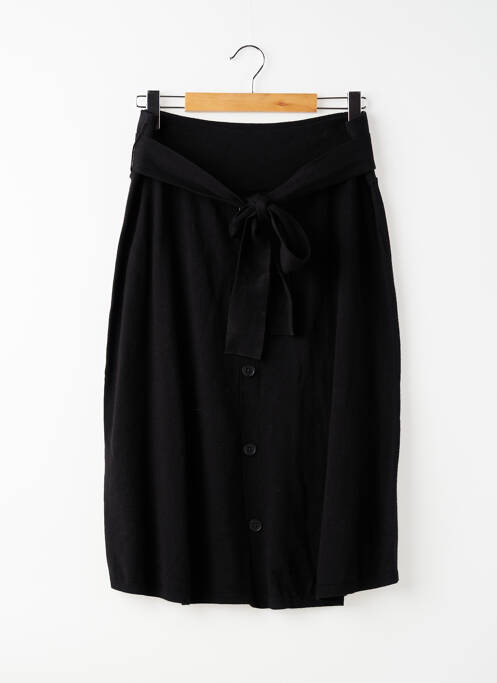 Jupe mi-longue noir STREET ONE femme