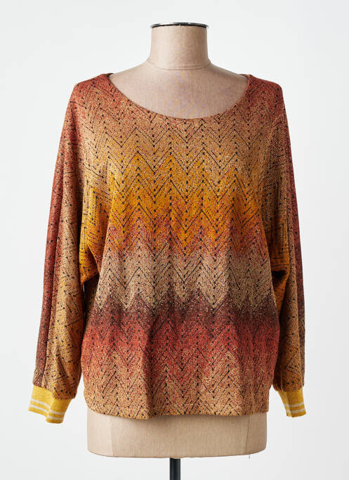 Pull orange BELLITA femme