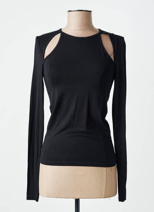 T-shirt noir ASTRID BLACK LABEL femme