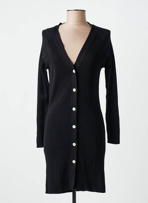 Gilet manches longues noir MANGO femme