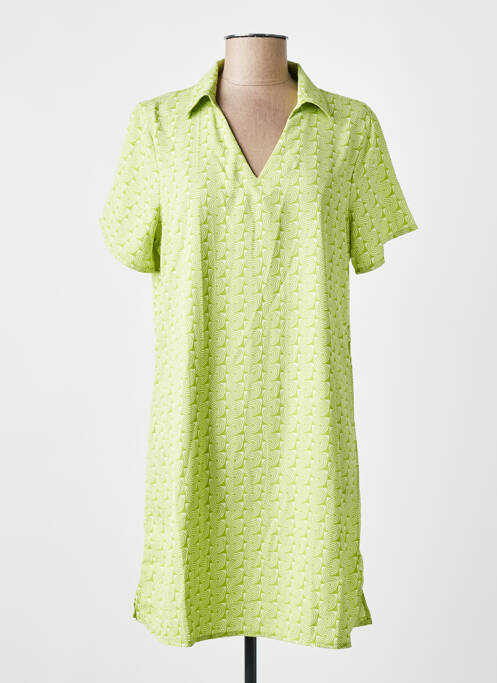 Robe courte vert ONLY femme