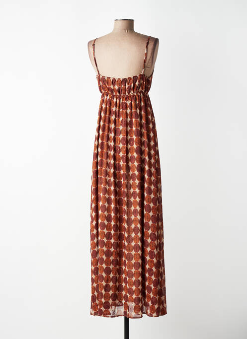 Robe longue marron MOLLY BRACKEN femme