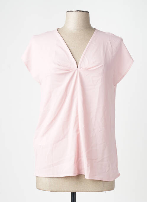 Top rose MANGO femme