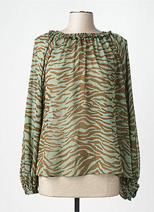 Chemisier vert MANGO femme