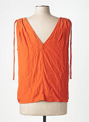 Chemisier orange MANGO femme