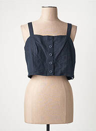 Top bleu SUPERDRY femme