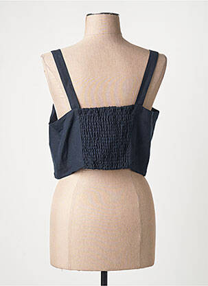 Top bleu SUPERDRY femme