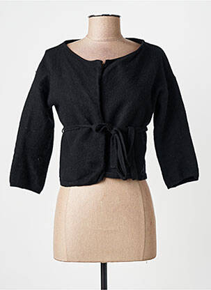 Gilet manches courtes noir YUGEN femme