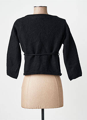 Gilet manches courtes noir YUGEN femme