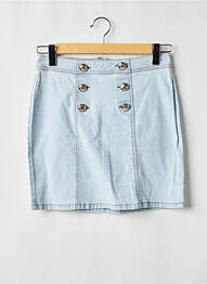 Jupe courte bleu MORGAN femme
