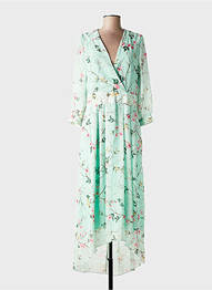 Robe longue vert BELLITA femme