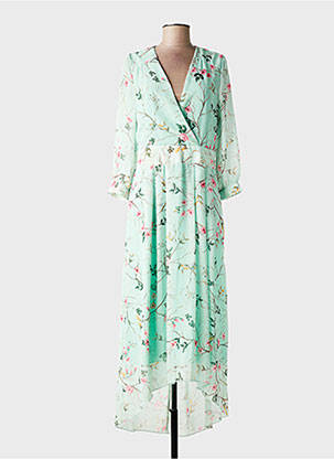 Robe longue vert BELLITA femme