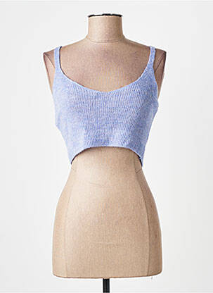 Débardeur violet MANGO femme