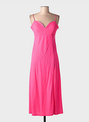 Robe courte rose MANGO femme