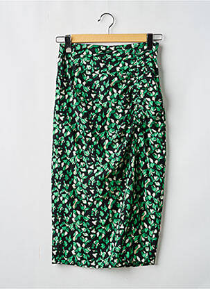 Jupe mi-longue vert VILA femme