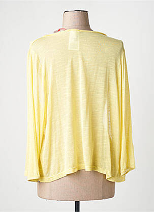 Gilet manches longues jaune STREET ONE femme