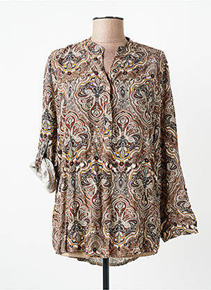 Chemisier beige ZABAIONE femme