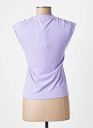 Top violet MANGO femme