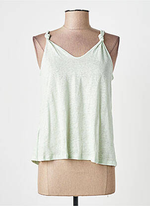 Débardeur vert MANGO femme