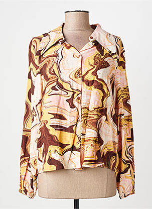 Chemisier marron ONLY femme