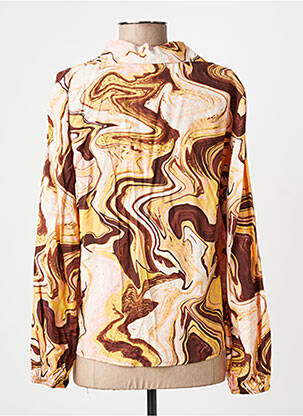 Chemisier marron ONLY femme
