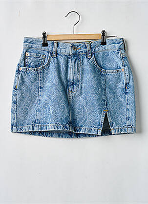 Jupe courte bleu MANGO femme