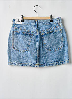 Jupe courte bleu MANGO femme