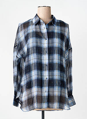 Chemisier bleu ONLY femme