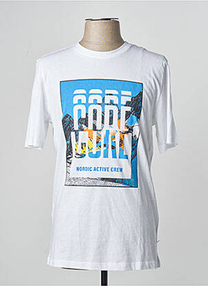 T-shirt blanc JACK & JONES homme