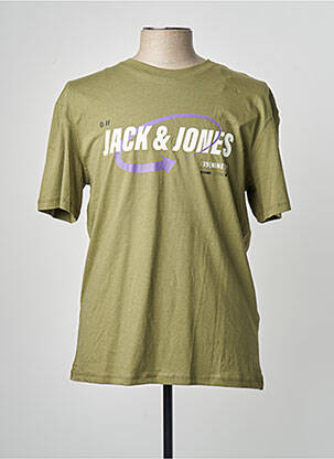 T-shirt vert JACK & JONES homme