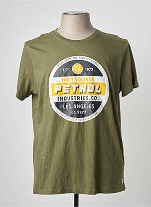 T-shirt vert PETROL INDUSTRIES homme