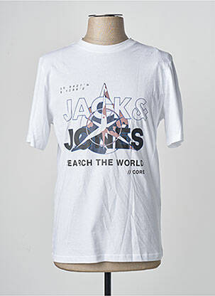 T-shirt blanc JACK & JONES homme