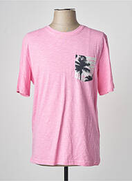 T-shirt rose JACK & JONES homme