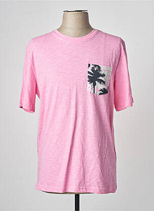 T-shirt rose JACK & JONES homme