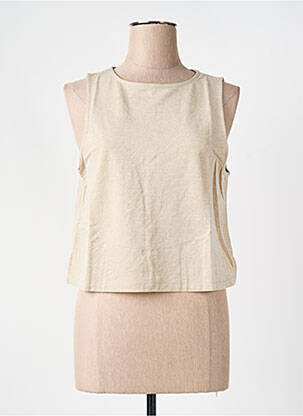 Top beige MANGO femme