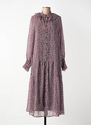 Robe longue rouge MANGO femme