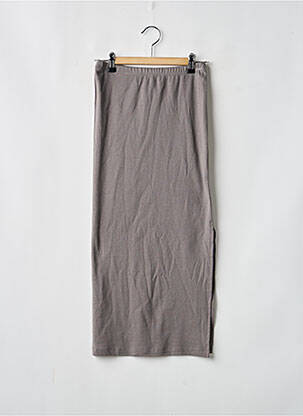 Jupe longue gris SUBDUED femme