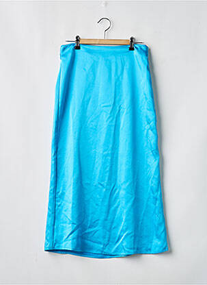 Jupe mi-longue bleu ONLY femme