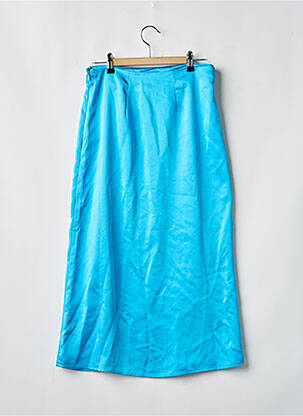 Jupe mi-longue bleu ONLY femme