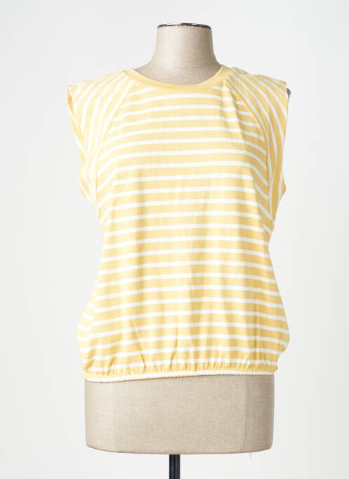 Top jaune NAF NAF femme