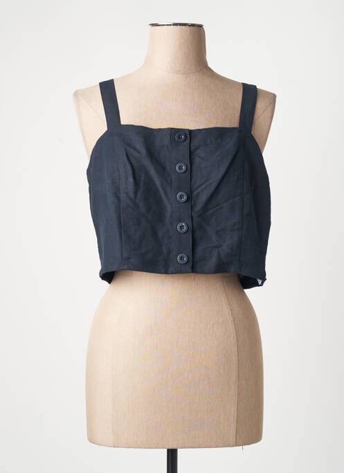 Top bleu SUPERDRY femme