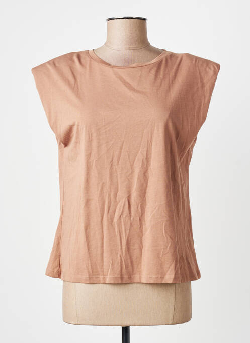 Top marron ONLY femme