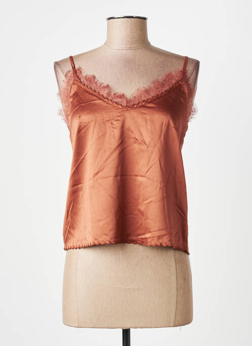 Top marron MOLLY BRACKEN femme