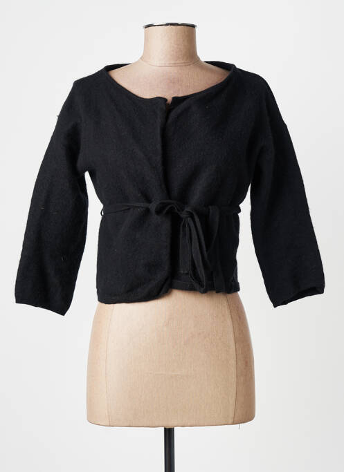 Gilet manches courtes noir YUGEN femme