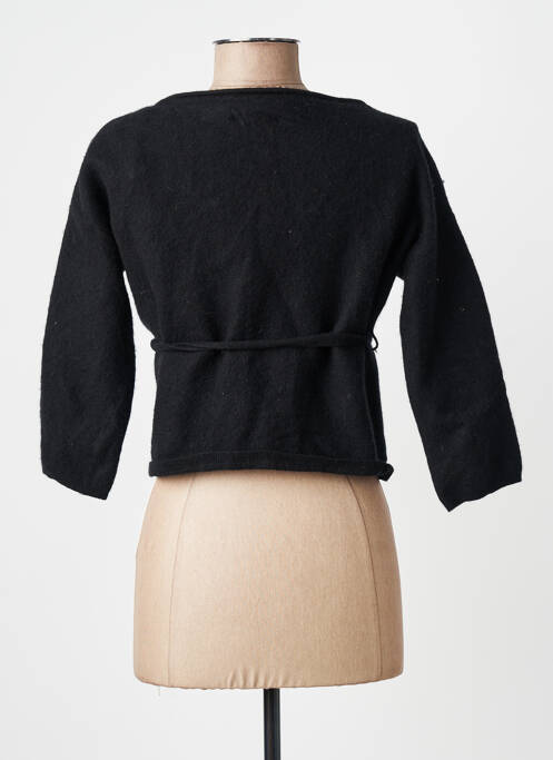 Gilet manches courtes noir YUGEN femme