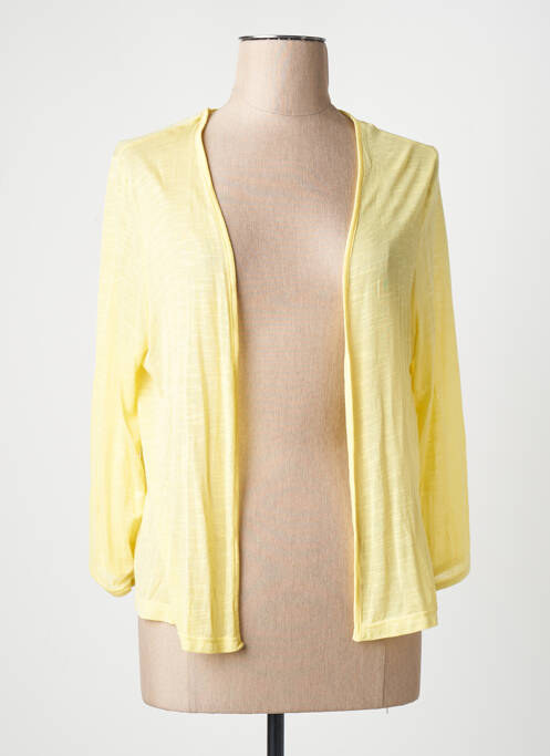 Gilet manches longues jaune STREET ONE femme