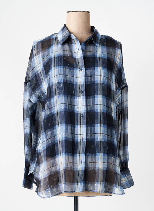 Chemisier bleu ONLY femme